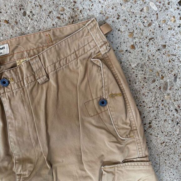 Ralph Lauren Polo Jeans Men's Vintage Cargo Pants Beige Size 34x32 - Picture 6 of 10